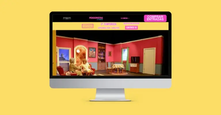 Diseño web y posicionamiento SEO para Pensionistas La Comedia